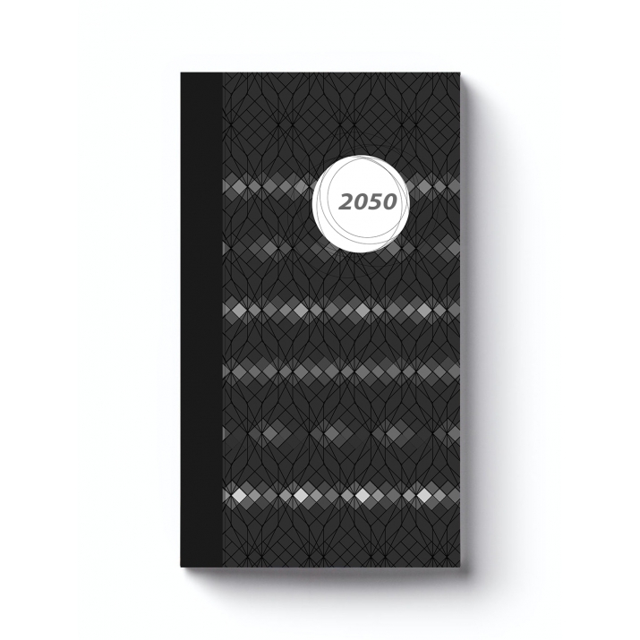 Agenda éco poche création Format Mini (9.5 x 16.5 cm), Kalei Black