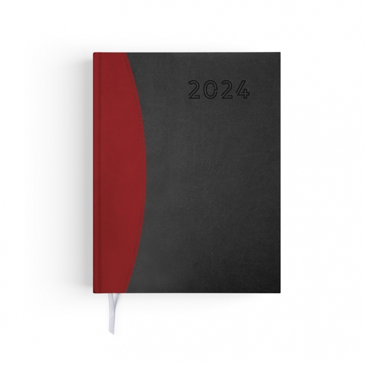 Agenda Prestige Format Bureau (21 x 27 cm), Rouge