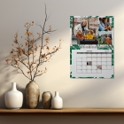 Calendrier photo mural double