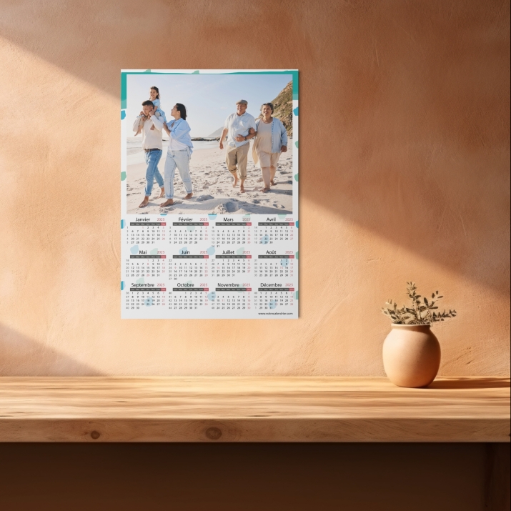 Calendrier poster photo