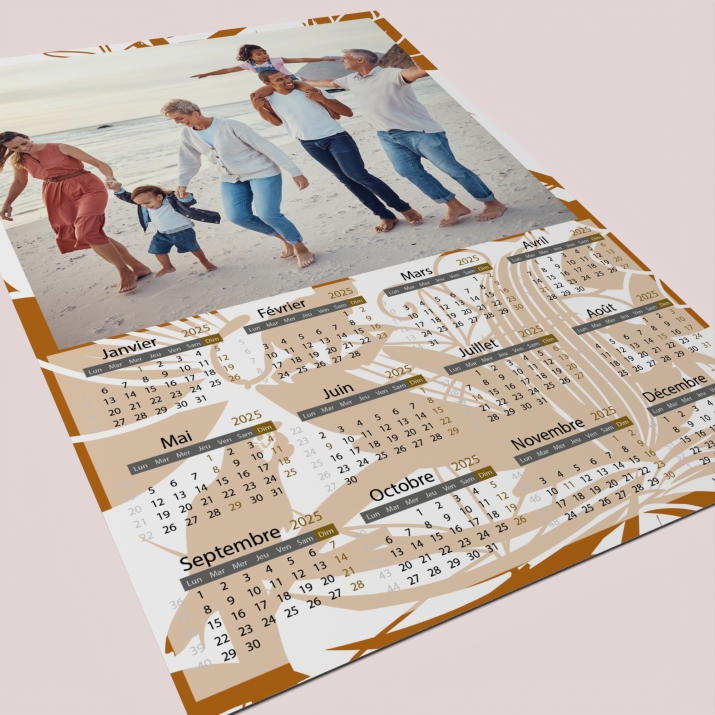 Calendrier poster photo