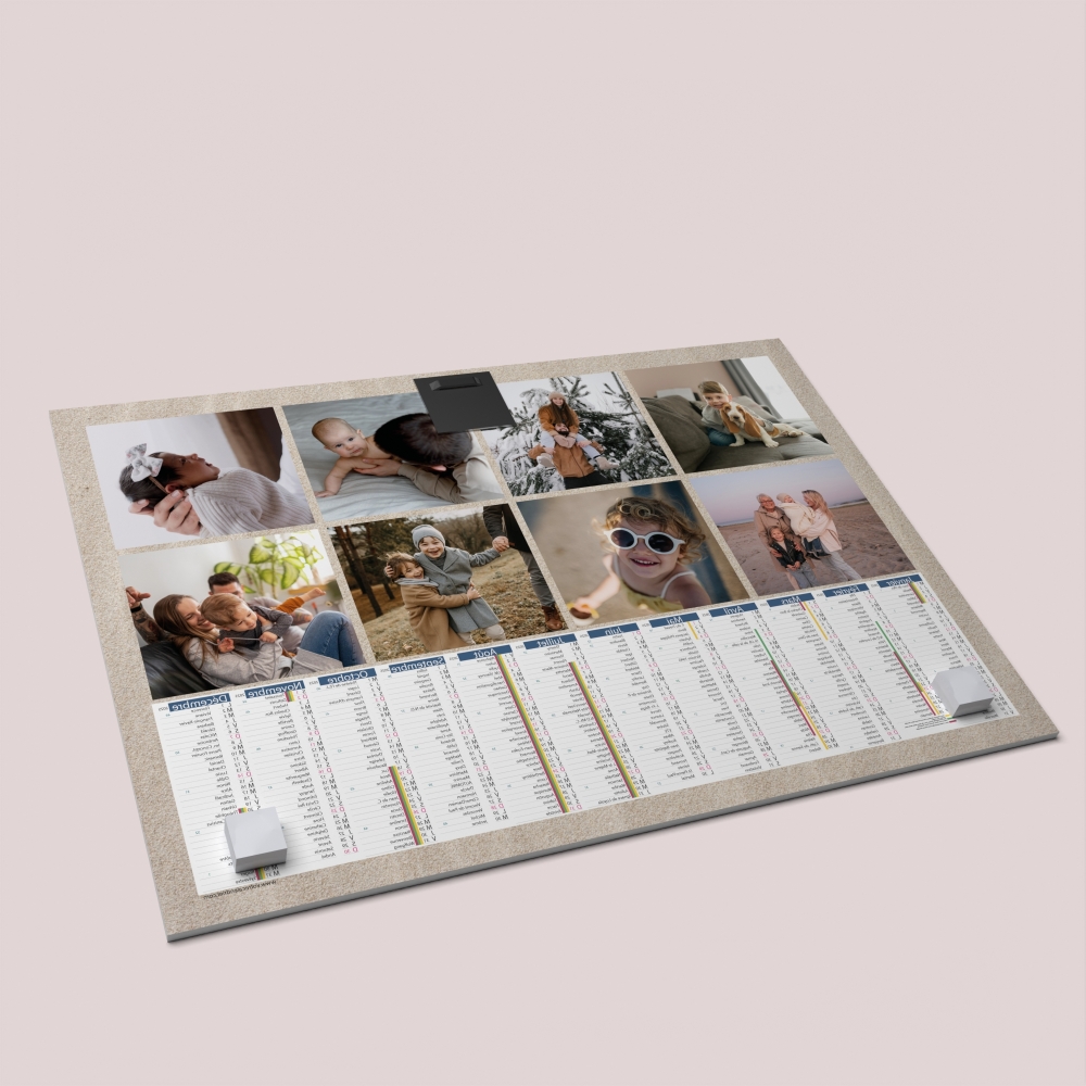 Calendrier photo tableau