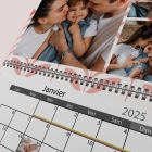 Calendrier photo mural double