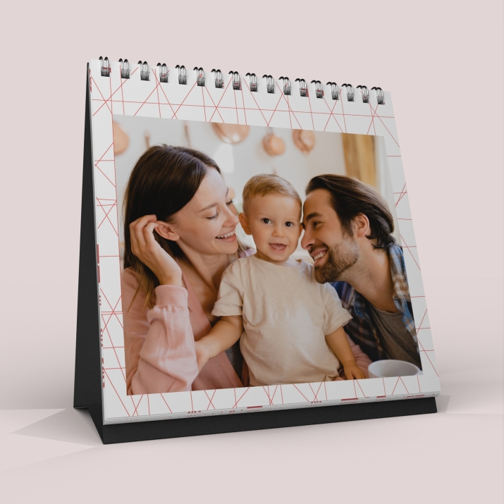 Calendrier LUXE CARRE de bureau