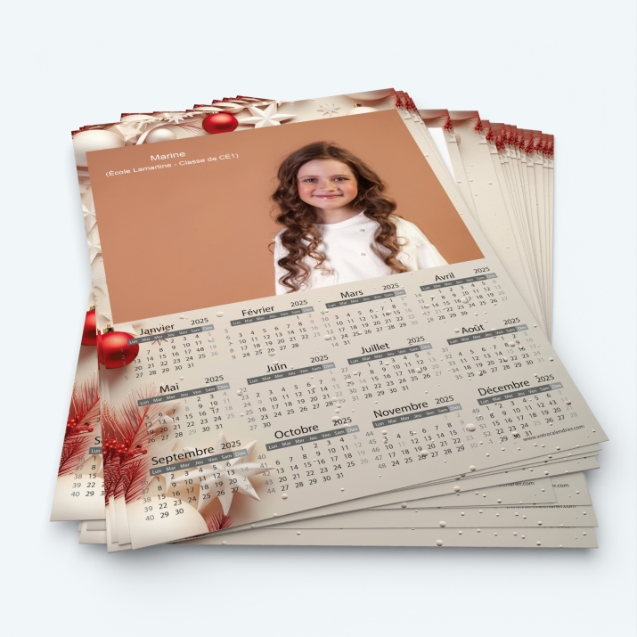 Pack multi calendriers - Minimum de commande 20 exemplaires