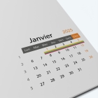 Calendrier photo "PANO" - Grille calendaire personnalisable