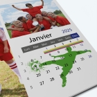 Calendrier photo "PANO" - Grille calendaire personnalisable