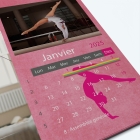 Calendrier photo "PANO" - Grille calendaire personnalisable