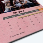 Calendrier photo Classic - Grille calendaire personnalisable