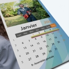 Calendrier photo "PANO" - Grille calendaire personnalisable