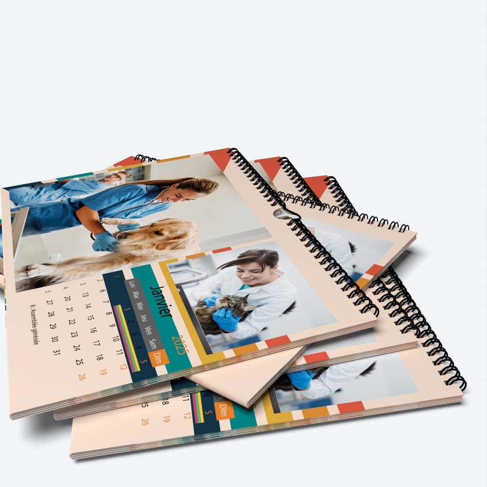 Calendrier photo "PANO" - Minimum de commande : 25 exemplaires