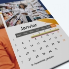 Calendrier photo "PANO" - Grille calendaire personnalisable