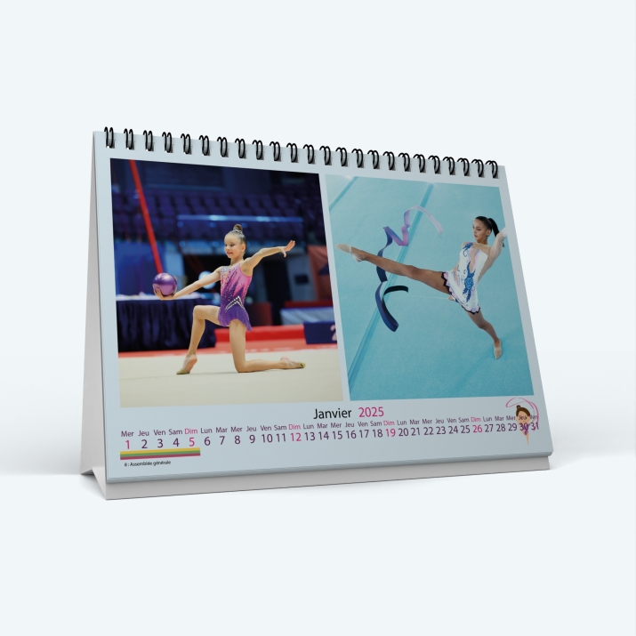 Calendrier de bureau MAXI PANO