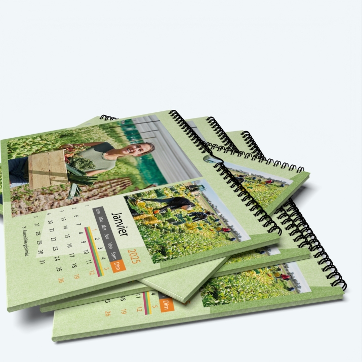 Calendrier photo "PANO" - Minimum de commande : 25 exemplaires