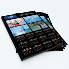 Calendrier photo une page XL - Minimum de commande : 25 exemplaires