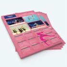 Calendrier photo une page - Minimum de commande : 25 exemplaires