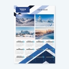 Calendrier photo une page XL