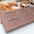 Calendrier photo deux pages XL - Grille calendaire personnalisable