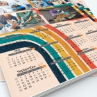 Calendrier photo une page - Grille calendaire personnalisable