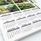 Calendrier photo une page - Grille calendaire personnalisable