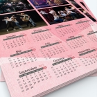 Calendrier photo une page XL - Grille calendaire personnalisable