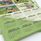 Calendrier photo une page XL - Grille calendaire personnalisable