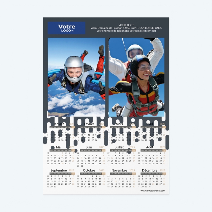 Calendrier Magnet (Aimanté)