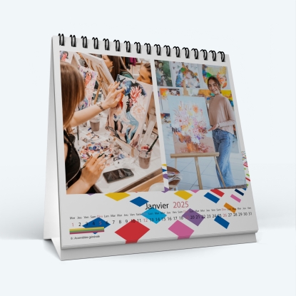 Calendrier de bureau CARRE