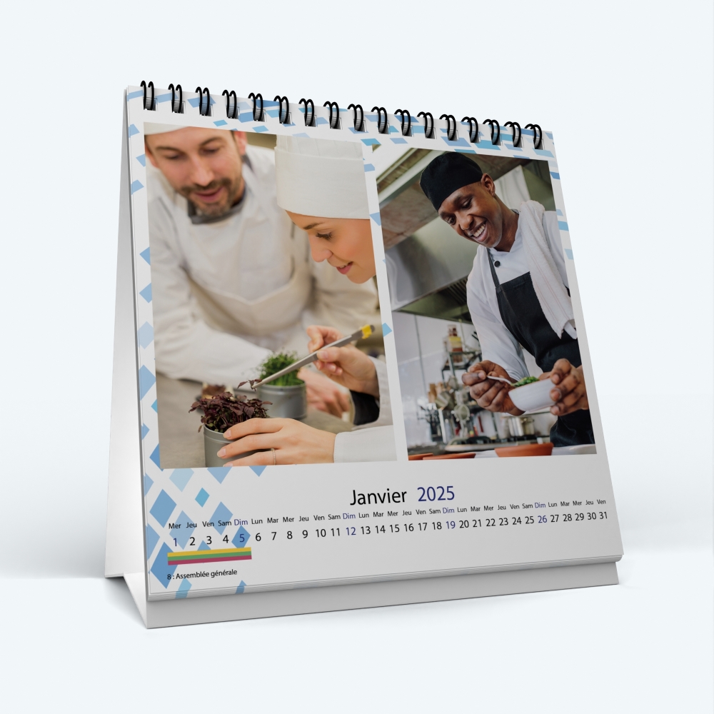 Calendrier de bureau CARRE