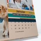 Calendrier de bureau PANO - Grille calendaire personnalisable