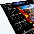 Calendrier sous main - Grille calendaire personnalisable