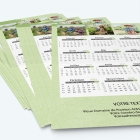 Carte calendrier photo - Minimum de commande : 25 exemplaires