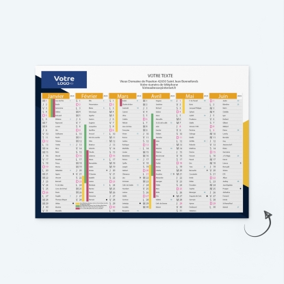 Calendrier de poche CLASSIC