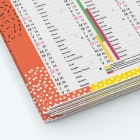 Calendrier de poche CLASSIC - Papier épais rigide 400 g/m2