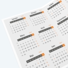 Calendrier de poche DOUBLE