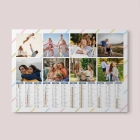 Calendrier photo tableau