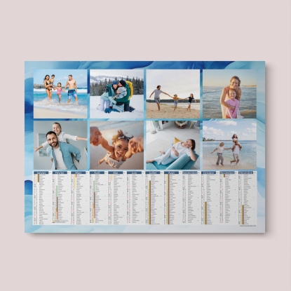 Calendrier photo tableau