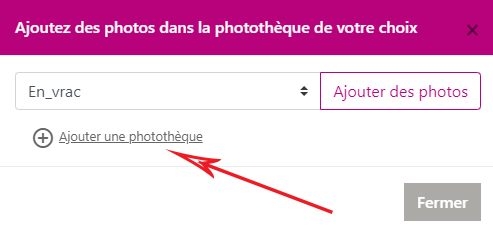 Créer une photothèque